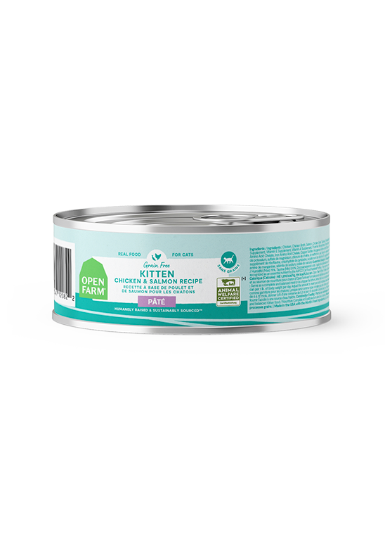 Kitten Chicken & Salmon Pâté – DHA-Rich Grain-Free Wet Cat Food