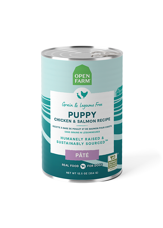 Chicken & Salmon Puppy Pâté – Grain-Free Wet Dog Food with DHA