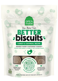 Turkey & Oatmeal Oven-Baked Dog Biscuits – Probiotic Crunchy Rewards