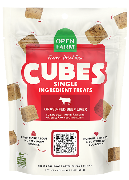 Single-Ingredient Freeze-Dried Beef Liver Dog Treats – Grain-Free Cubes