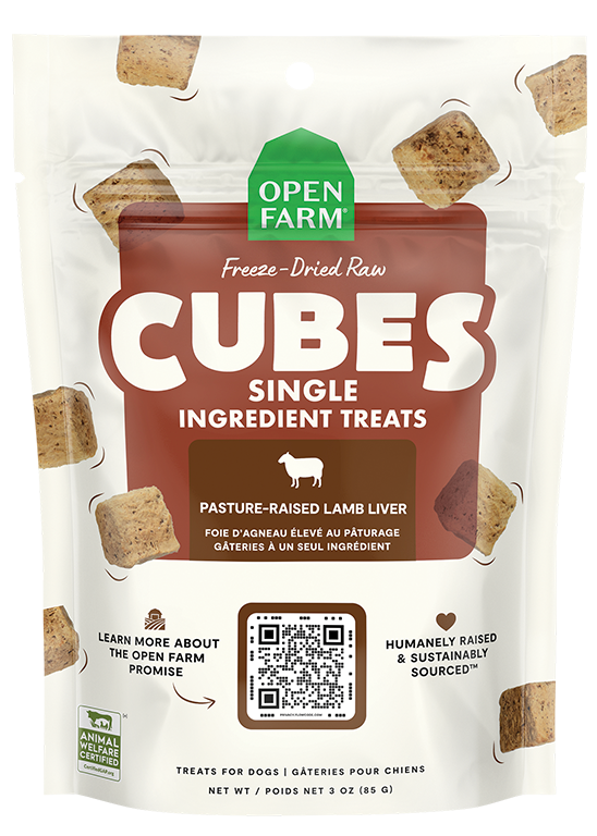 Freeze-Dried Lamb Liver Dog Treat Cubes – Single-Ingredient Grain-Free