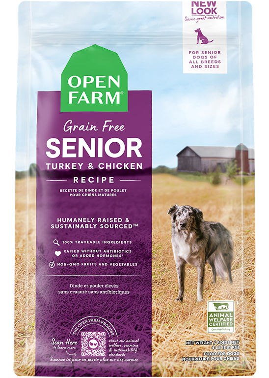 Grain-Free Senior Dog Kibble – Chicken, Turkey & Mussel Joint Support