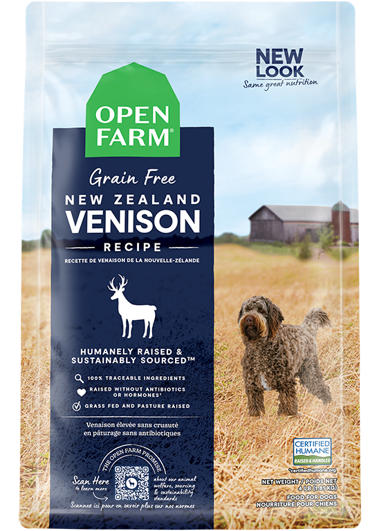 Novel-Protein Venison Dry Dog Kibble – Grain-Free New Zealand Recipe