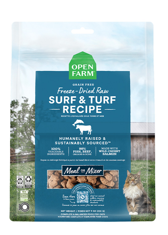Freeze-Dried Raw Cat Treat Variety Pack - Four Ocean & Land Protein Recipes