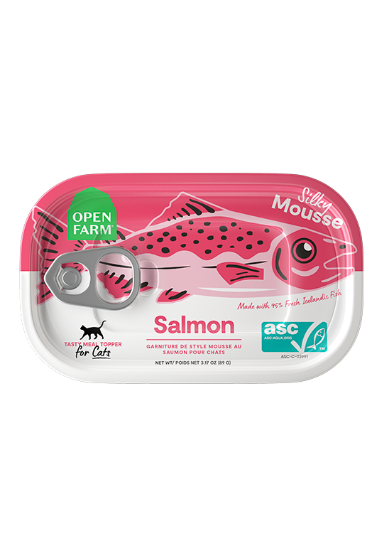 Icelandic Salmon Silky Mousse Cat Topper – 95% Salmon Grain-Free
