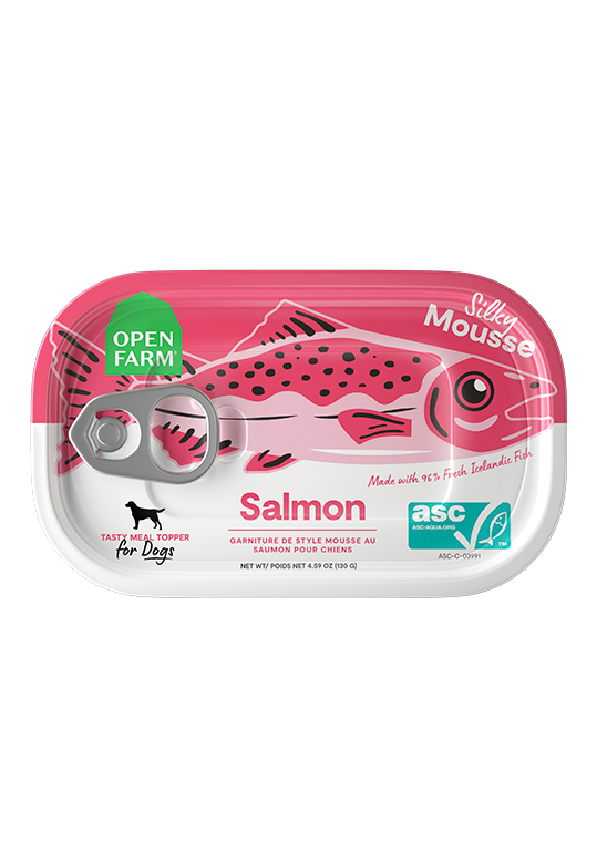 Icelandic Salmon Mousse Topper – Grain-Free Wet Dog Food Mixer, 96% Salmon