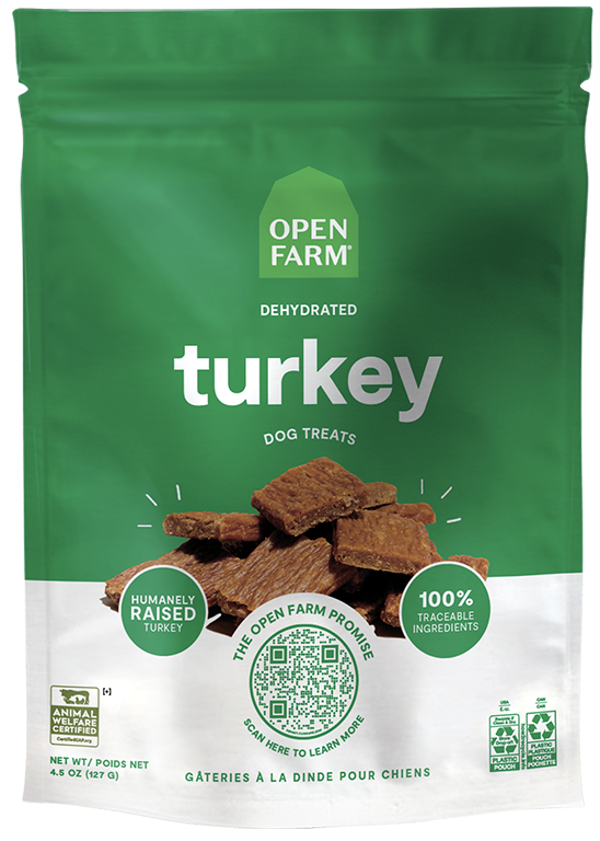 High-Protein Dehydrated Turkey Dog Treats - Low-Temp, Grain-Free Chewy Bites