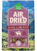 Wild Pollock & Lamb Air-Dried Dog Food – 90% Fish & Lamb Meal or Topper