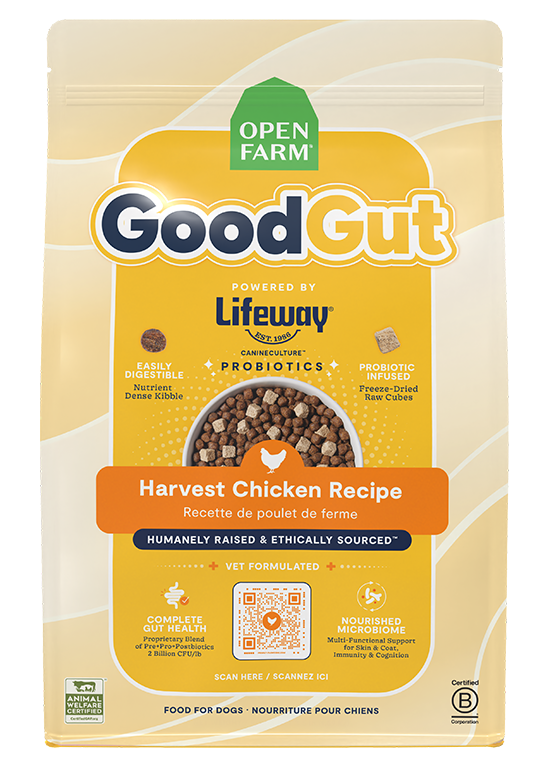 Chicken Digestive Dog Kibble with Freeze-Dried Cubes & 2B Probiotic CFUs