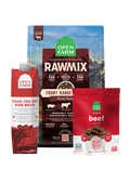 RawMix Plus Dog Bundle – Grain-Free Kibble Beef Bone Broth Treats