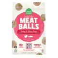 Gently Cooked Turkey & Salmon Meatballs – Frozen Human-Grade Dog Food