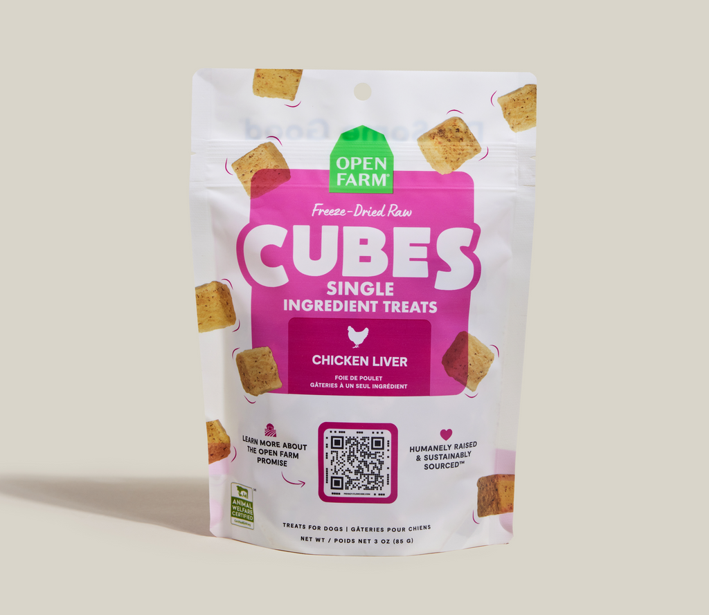 Single-Ingredient Chicken Liver Freeze-Dried Cubes – Dog Treats, Grain-Free