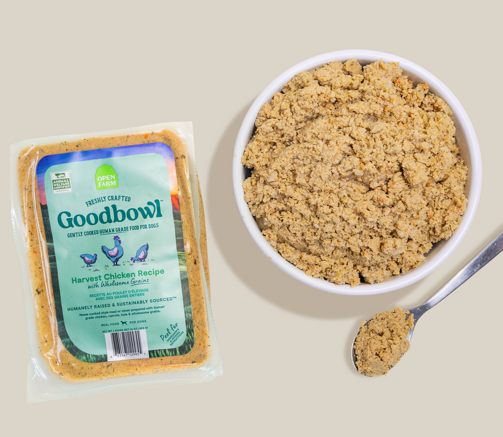 Harvest Chicken Gently Cooked Frozen Dog Food – Human-Grade 16 Pouches