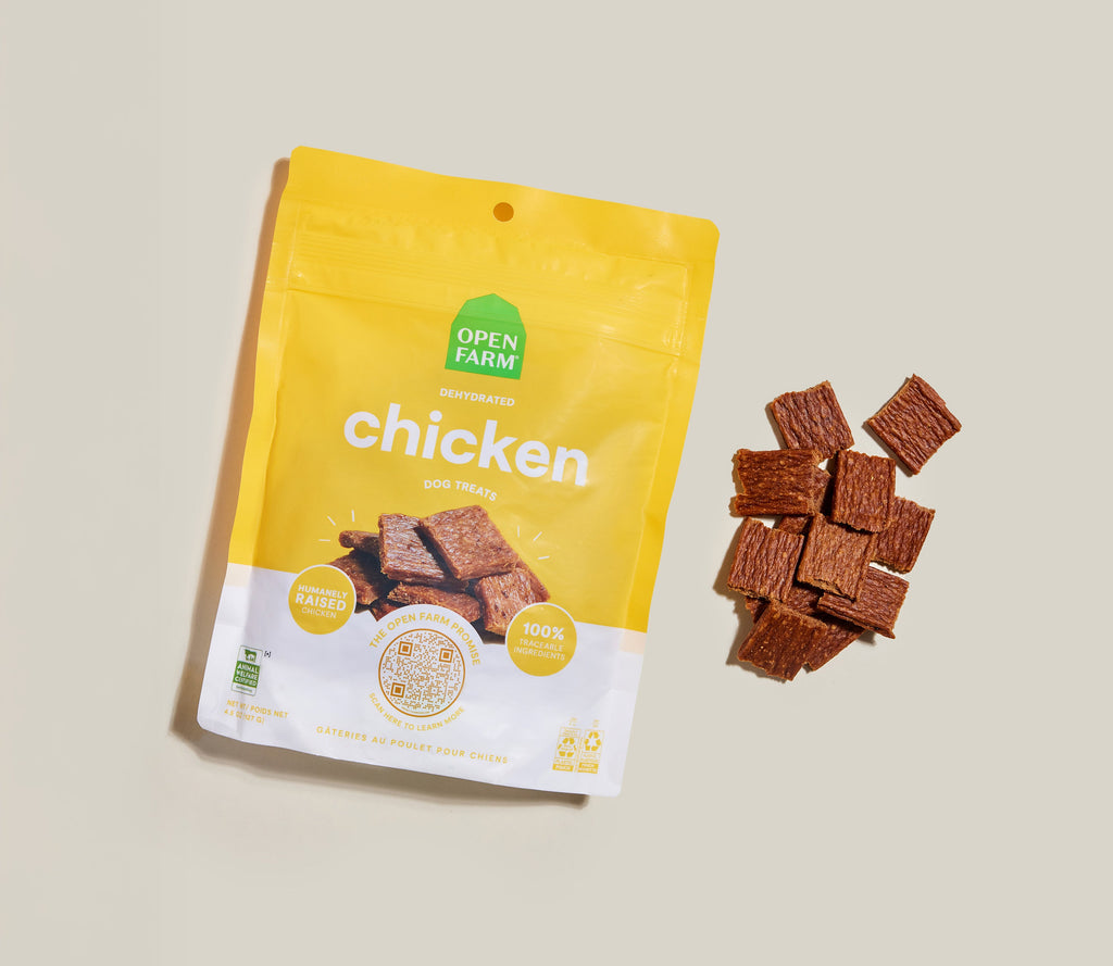 Single-Ingredient Dehydrated Chicken Dog Treats – High-Protein Chews