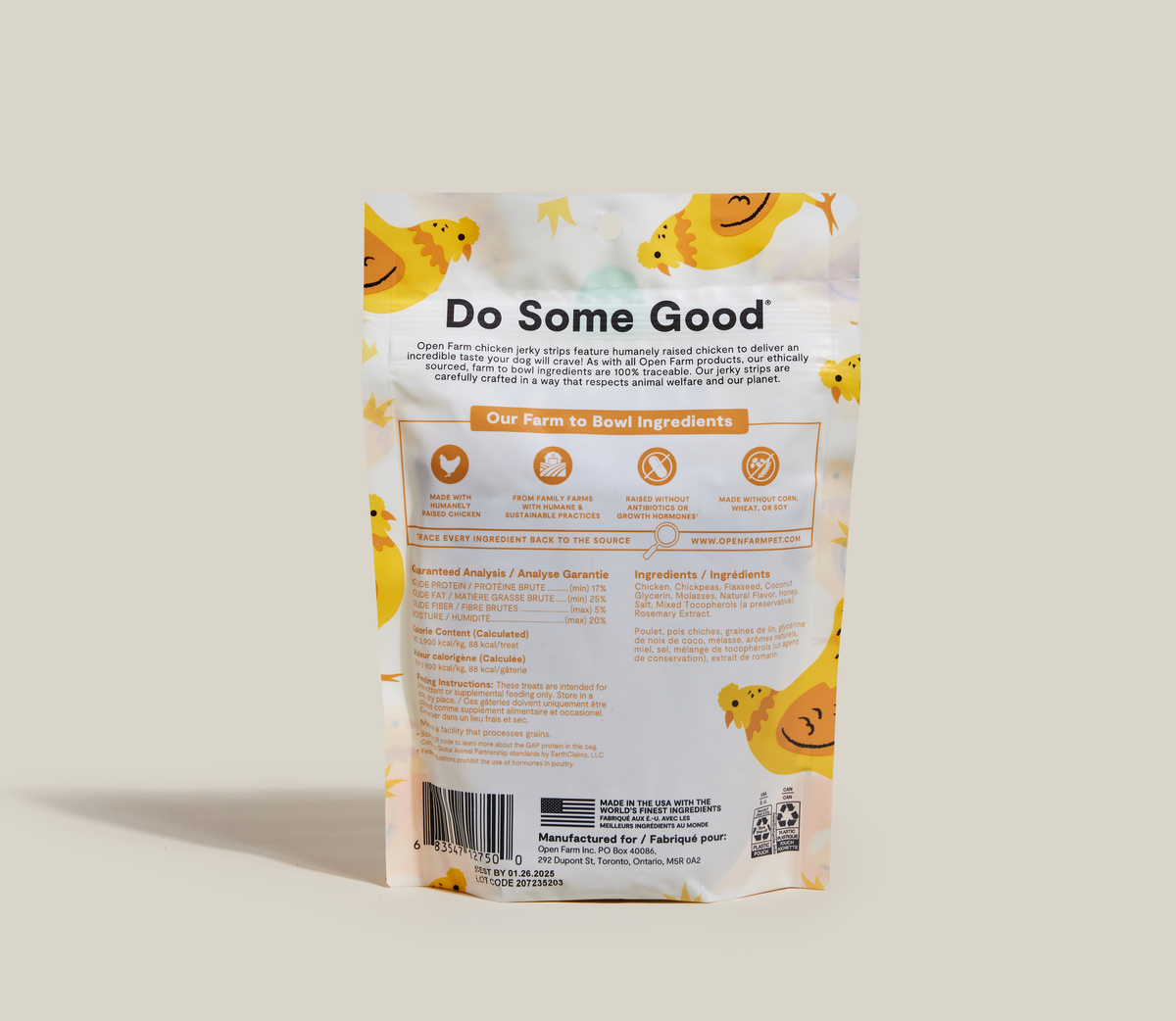 Humanely Raised Chicken Jerky Strips for Dogs – Grain-Free Chewy Rewards