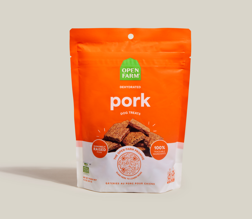 Single-Protein Dehydrated Pork Dog Chews – Grain-Free Natural Treat