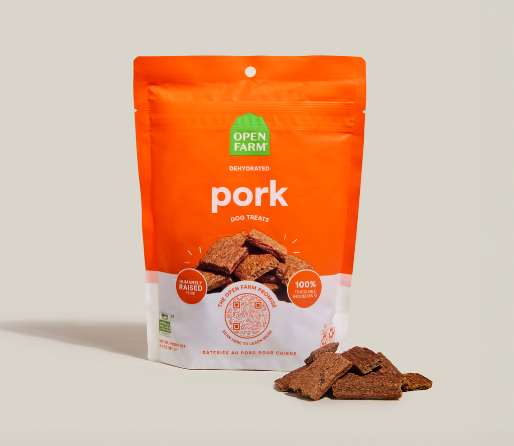 Single-Protein Dehydrated Pork Dog Chews – Grain-Free Natural Treat