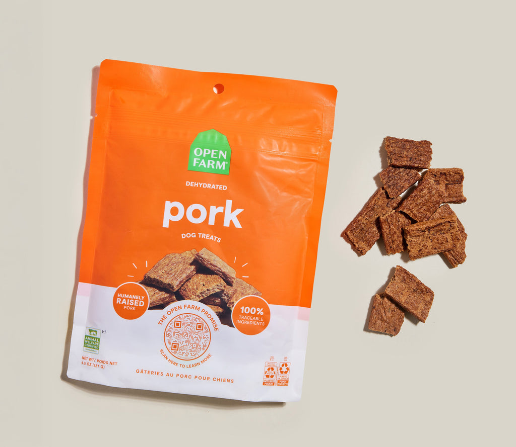 Single-Protein Dehydrated Pork Dog Chews – Grain-Free Natural Treat