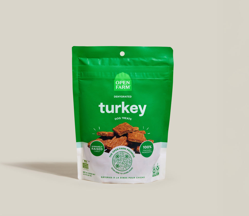 High-Protein Dehydrated Turkey Dog Treats - Low-Temp, Grain-Free Chewy Bites