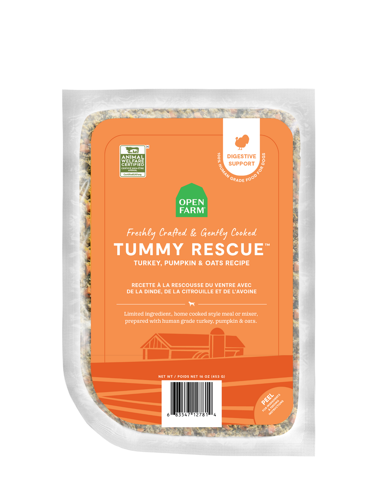 Tummy Rescue Gently Cooked Frozen Dog Food – Turkey Limited-Ingredient