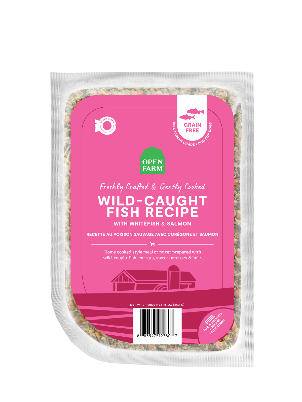 Wild-Caught Fish Gently Cooked Frozen Dog Food – Ocean Wise Human-Grade